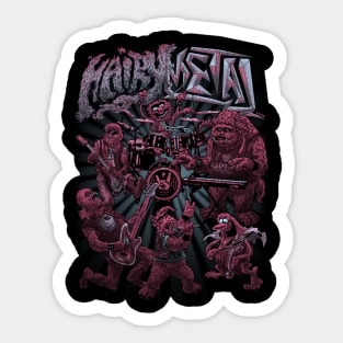 HAIRY METAL Sticker